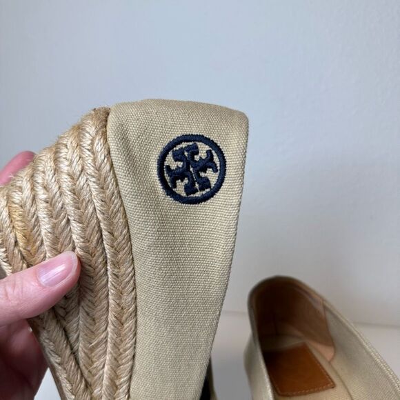 Tory Burch Filipa Wedge Espadrille Size 8 - Picture 6 of 15